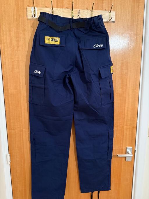 Buy & Sell - Photos for CORTEIZ RTW GUERILLAZ CARGO TROUSER- BLUE