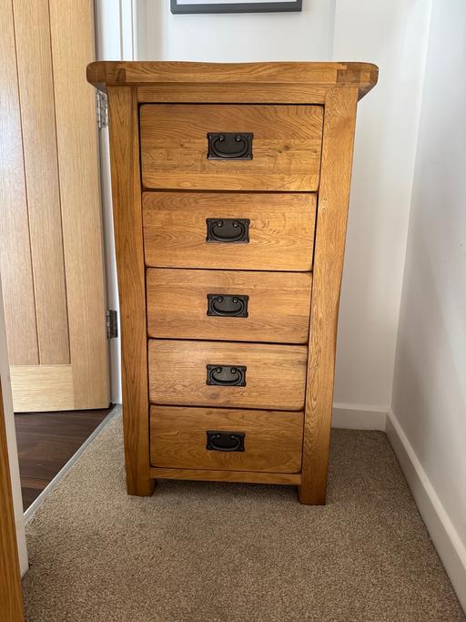 Buy & Sell Audnam Dudley - Photos for Oak Furniture Land Rustic Tallboy
