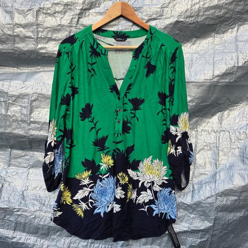 Buy & Sell Amblecote Dudley - Photos for Roman Floral Tunic Top Blouse UK 20