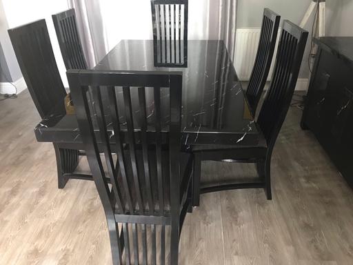 Buy & Sell Prestwood South Staffordshire - Photos for Dining Table c/w 6 chairs & Sideboard