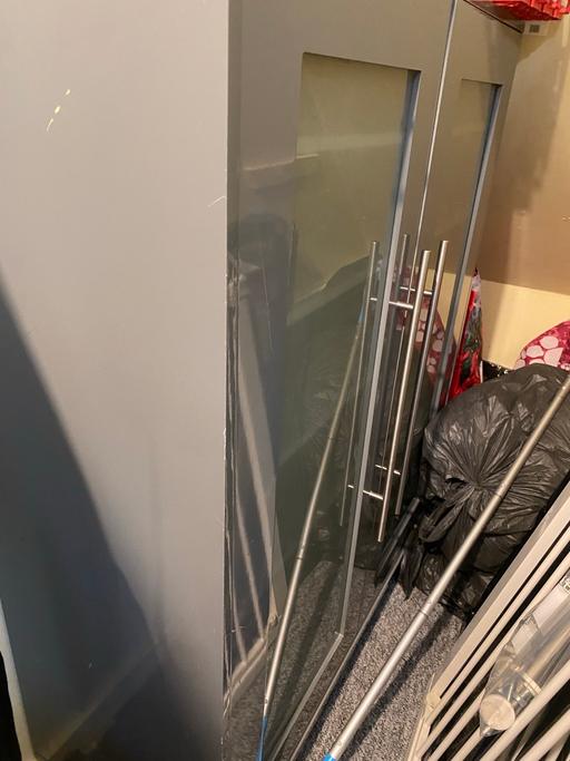 Buy & Sell Codsall Wolverhampton - Photos for Grey gloss shoe cabinet