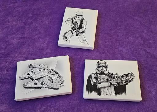 Buy & Sell Wimblebury Cannock Chase - Photos for Set of 3 Star Wars Canvases