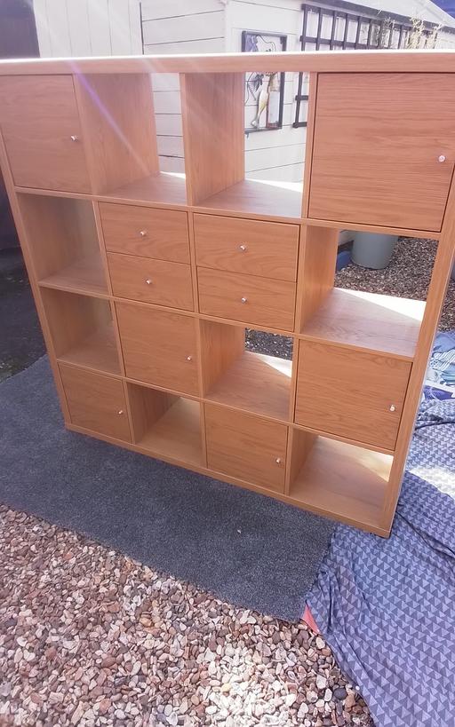 Buy & Sell Swinley Wigan - Photos for SOLID OAK SHELVING UNIT