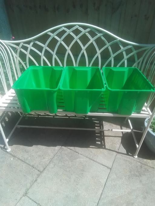 Buy & Sell Aldridge Walsall - Photos for THREE GREEN IKEA STORAGE BOXS