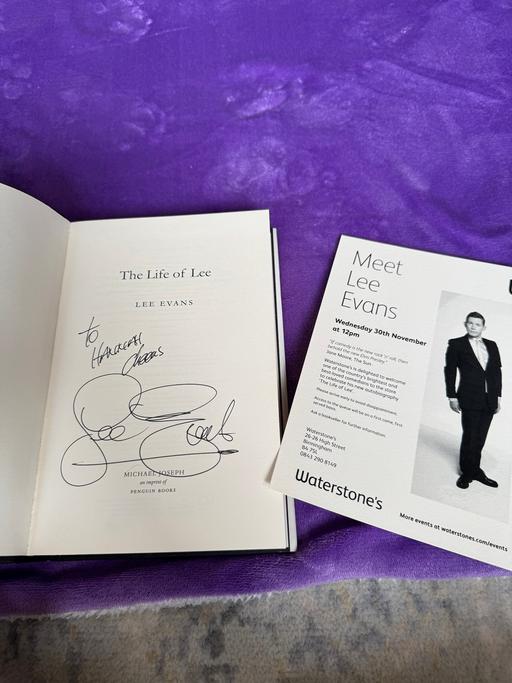 Buy & Sell Wimblebury Cannock Chase - Photos for Lee Evans Signed Dedicated Book