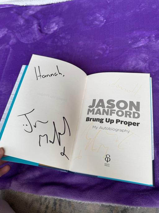 Buy & Sell Cannock Cannock Chase - Photos for Jason Manford Signed Dedicated Book