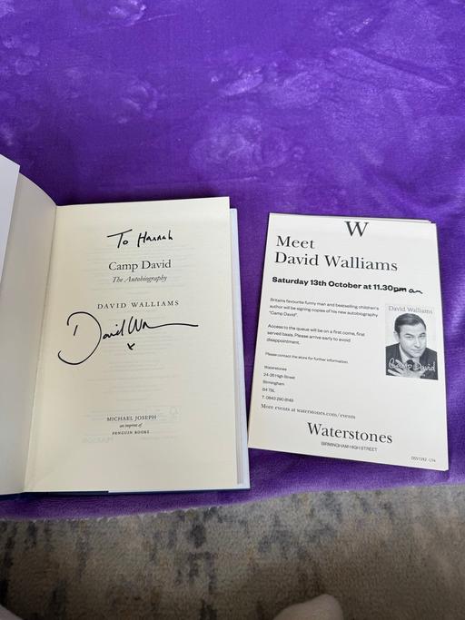 Buy & Sell Cannock Cannock Chase - Photos for David Walliams Signed Dedicated Book