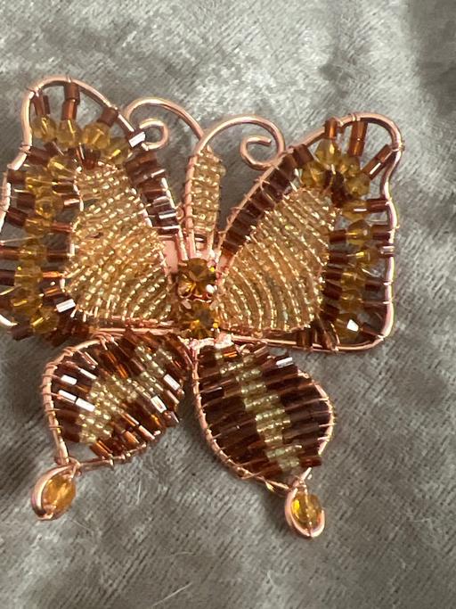 Buy & Sell Brighton Brighton - Photos for Beautiful large beaded butterfly brooch