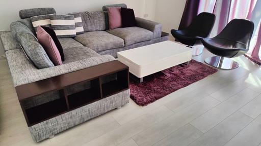 Buy & Sell Bristol City Centre Bristol - Photos for Comfortable grey corner sofa with bookshelf