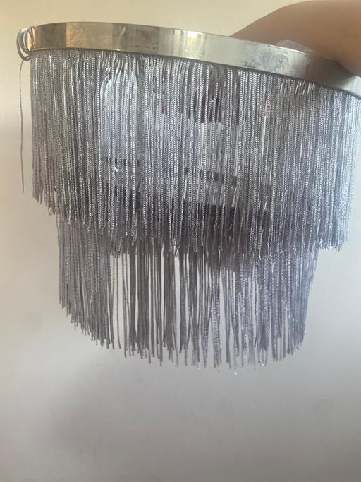 Buy & Sell New Eltham South East London - Photos for Tassel silver light shade X2
