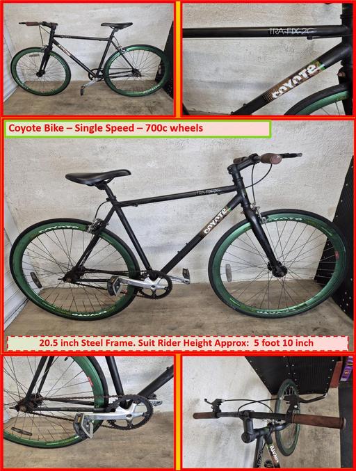Buy & Sell Oldbury Sandwell - Photos for Coyote Bike – Single Speed – 700c Wheels