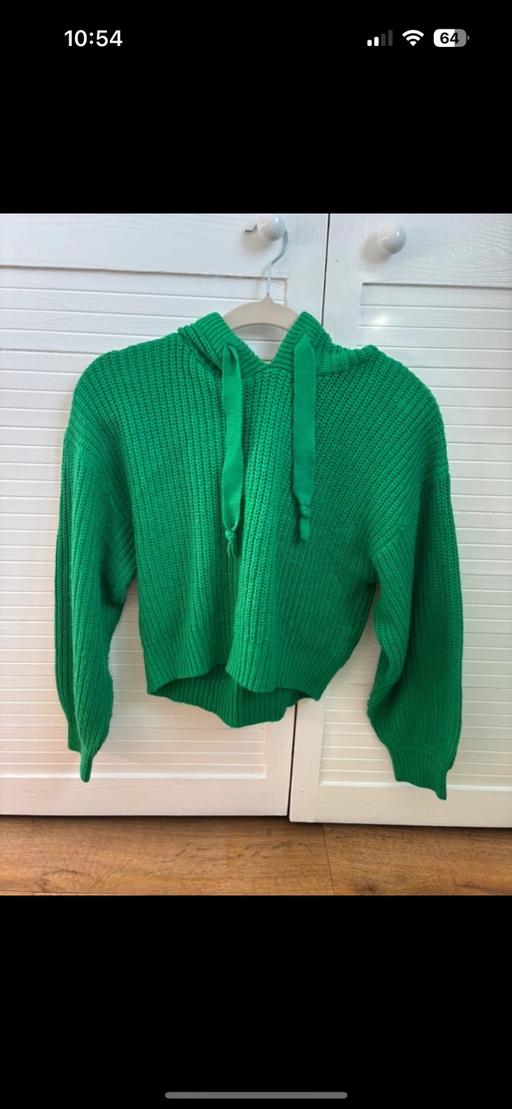 Buy & Sell Stoke Hill Exeter - Photos for Green cropped knitted jumper