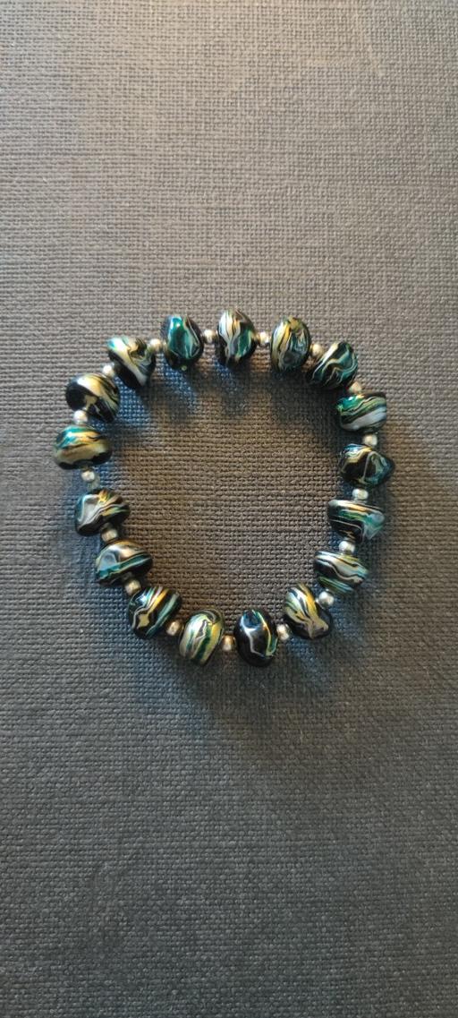 Buy & Sell Kempston Bedford - Photos for Black and green beaded bracelet
