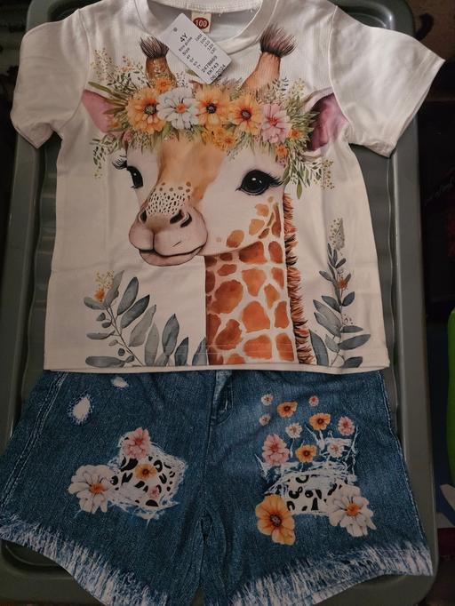 Buy & Sell Blackpool Town Centre Blackpool - Photos for Girls shorts & t shirt set age 4 years BNWT