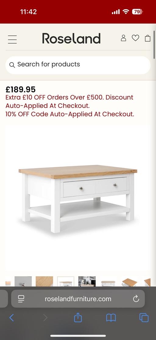 Buy & Sell Limehouse East London - Photos for Farrow coffee table