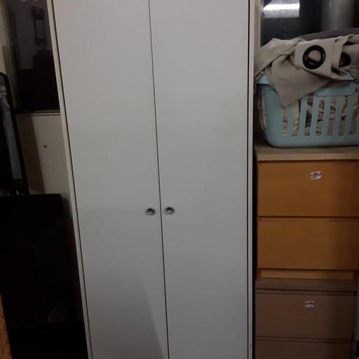 Buy & Sell Saint Pauls Trading Estate Tameside - Photos for Modern white single wardrobe