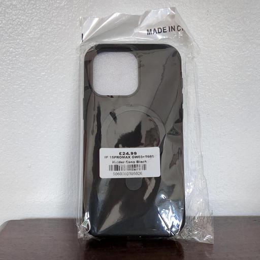 Buy & Sell Welling Bexley - Photos for IP 15PROMAX GW03+T669 HOLDER CASE BLACK