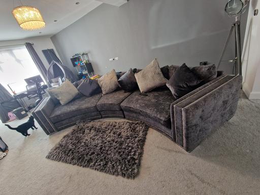 Buy & Sell Becontree East London - Photos for Sofology Midas Curved 4-Seater Sofa