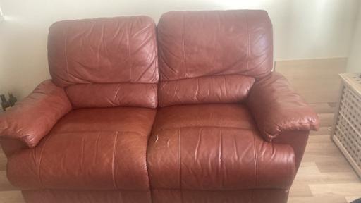 Buy & Sell East India East London - Photos for Leather Recliner Sofa & Arm Chair