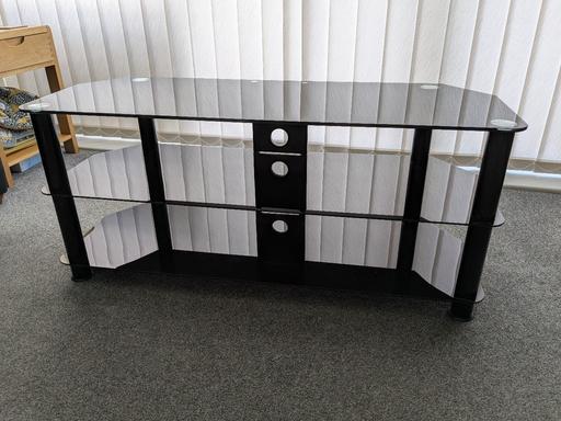 Buy & Sell Four Oaks Birmingham - Photos for Black Tempered glass T.V stand