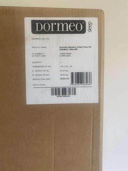 Buy & Sell Rusholme Manchester - Photos for dormeo double mattress