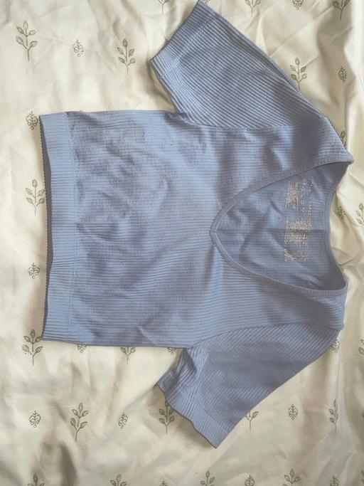 Buy & Sell West Bromwich Sandwell - Photos for Blue ribbed crop top