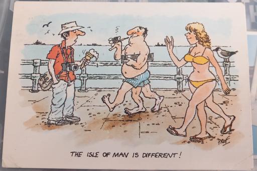 Buy & Sell Thatto Heath Saint Helens - Photos for Vintage Isle of man comical postcard