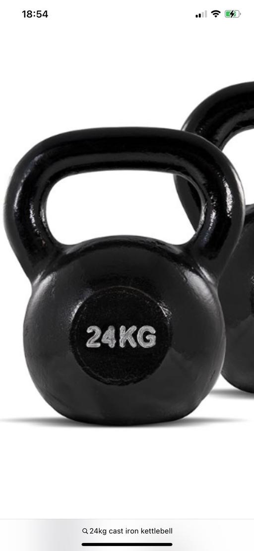 Buy & Sell Connah`s Quay Flintshire - Wales - Photos for Kettlebell 24kg Black Cast Iron