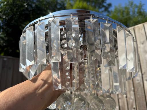 Buy & Sell Catshill Bromsgrove - Photos for Glass Crystal Effect Ceiling light