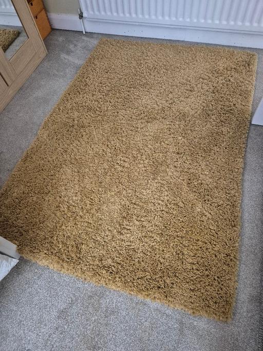 Buy & Sell Kings Heath Birmingham - Photos for Dunelm Ochre Shaggy Rug