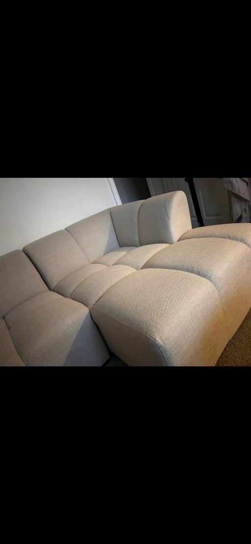 Buy & Sell Hart Village Hartlepool - Photos for ALLESE chaise lounge left beige fabric couch