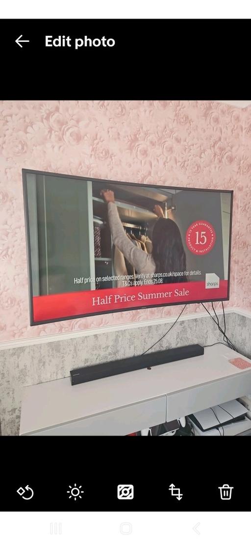 Buy & Sell East Ham East London - Photos for samsung curve 55 smart tv