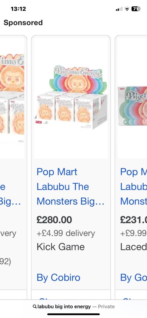Buy & Sell Sandwell West Midlands - Photos for Labubu doll big into energy