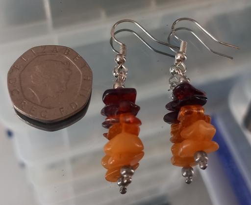 Buy & Sell Thatto Heath Saint Helens - Photos for Sterling silver mixed natural amber earrings