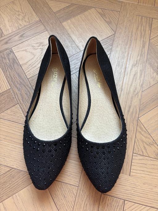 Buy & Sell Pendeford Wolverhampton - Photos for Black embellished pointed toe flats