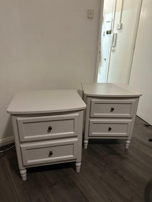 Buy & Sell Millbank Central London - Photos for Two drawer bedside table- washed stone