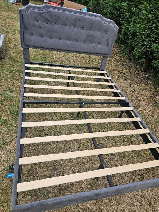 Buy & Sell Premier Business Park Walsall - Photos for Grey Bedframe & Headboard