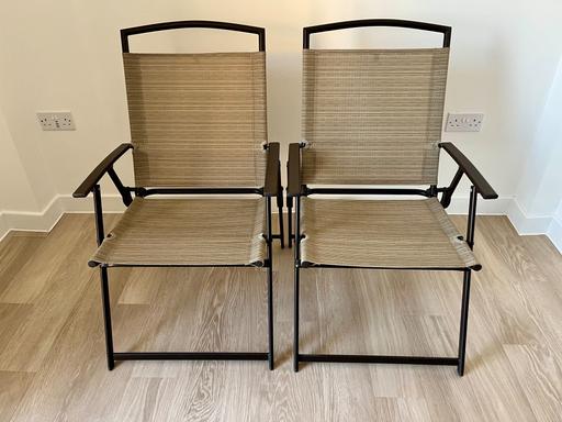 Buy & Sell Finnieston Glasgow - Photos for Outdoor Folding Sling Chairs – Set of 2