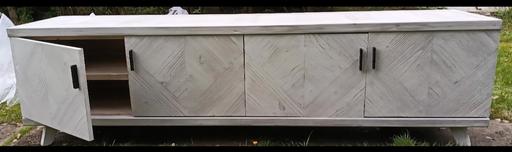Buy & Sell Premier Business Park Walsall - Photos for Limewashed/Grey Media Unit/TV Cabinet