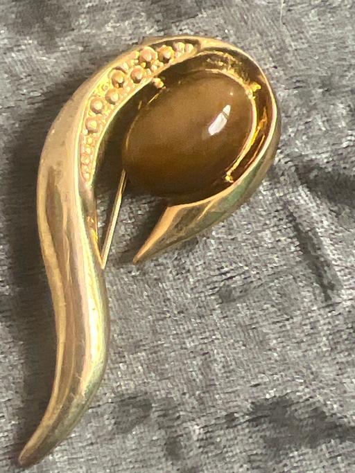 Buy & Sell Brighton Brighton - Photos for Beautiful vintage tigers eye brooch