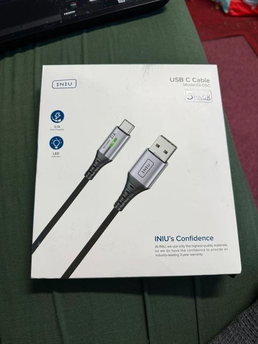 Buy & Sell Gurnos Merthyr Tydfil - Wales - Photos for Iniu USB C Charging Cables 3.1A 5-Pack
