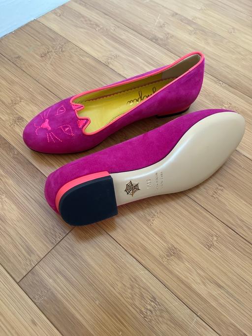 Buy & Sell Malden Rushett South West London - Photos for Charlotte Olympia Pink Kitty Flats