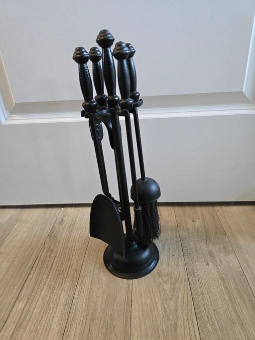 Buy & Sell Rowley Village Sandwell - Photos for Black fireplace companion set