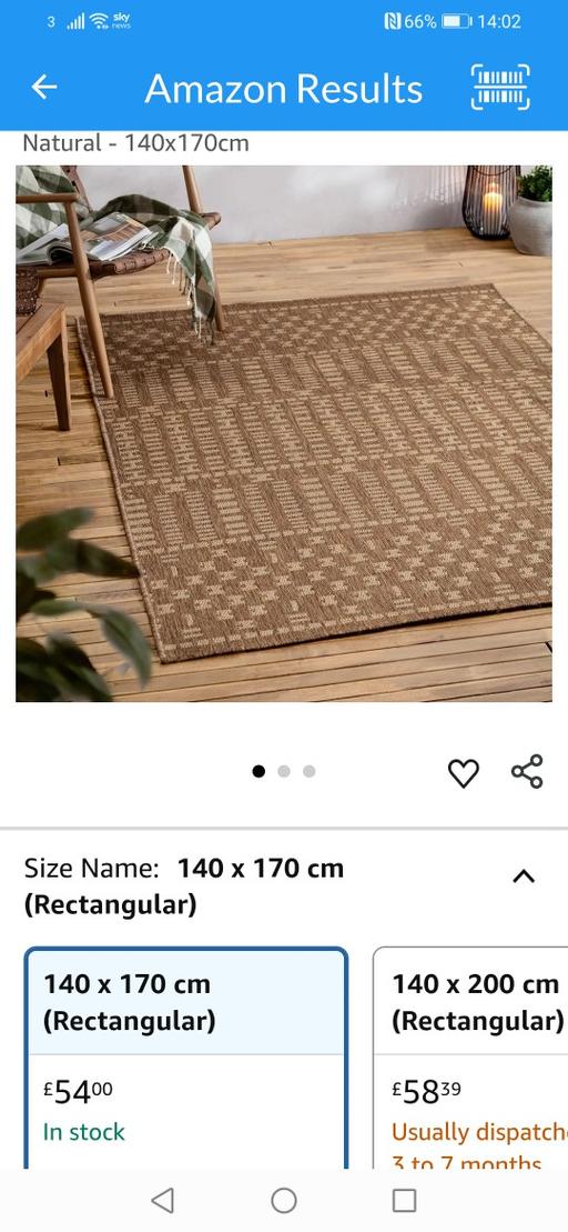 Buy & Sell Heath Town Wolverhampton - Photos for New 120x170cm Seagrove rug RRP £50+