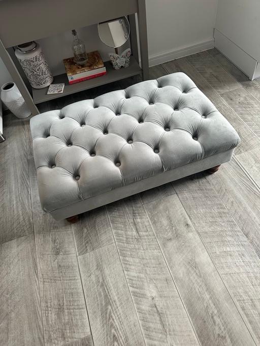 Buy & Sell Blackburn Blackburn with Darwen - Photos for Footstool 90cm light grey