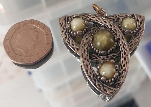 Buy & Sell Thatto Heath Saint Helens - Photos for Vintage jacobite celtic knot agate pendant