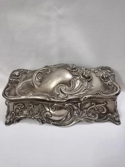 Buy & Sell Hall Green Birmingham - Photos for VINTAGE SILVER PLATED ART NOUVEAU STYLE BOX.