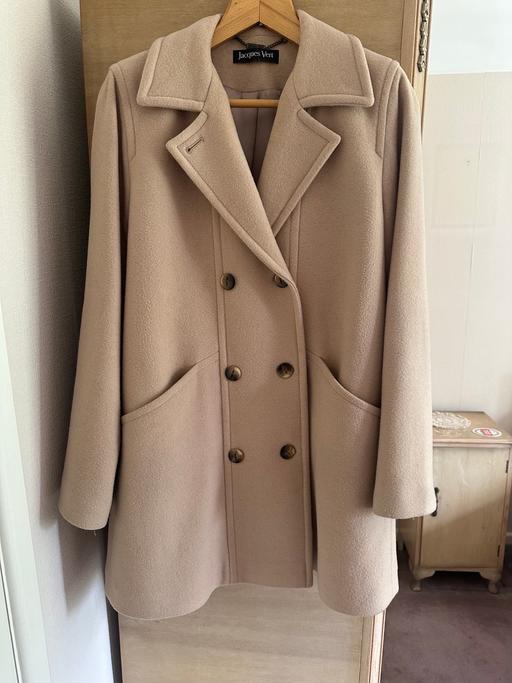 Buy & Sell Pelsall Walsall - Photos for Jacques Vert Beige long coat size 12