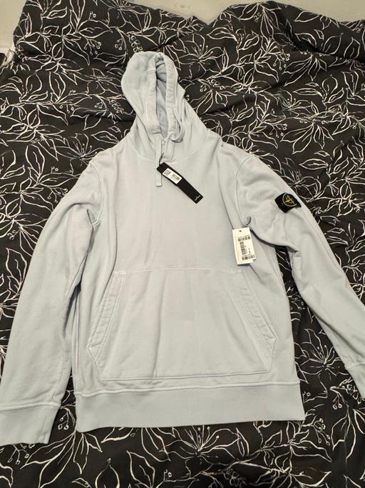 Buy & Sell Chapeltown Sheffield - Photos for Stone Island Baby Blue Hoodie BNWT Size XL