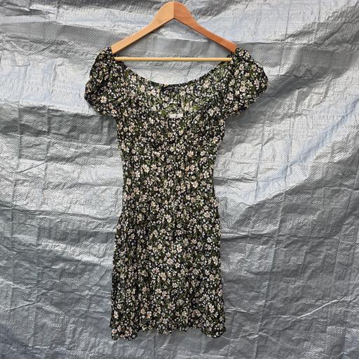 Buy & Sell Amblecote Dudley - Photos for Boohoo Black Floral Skater Dress UK 10